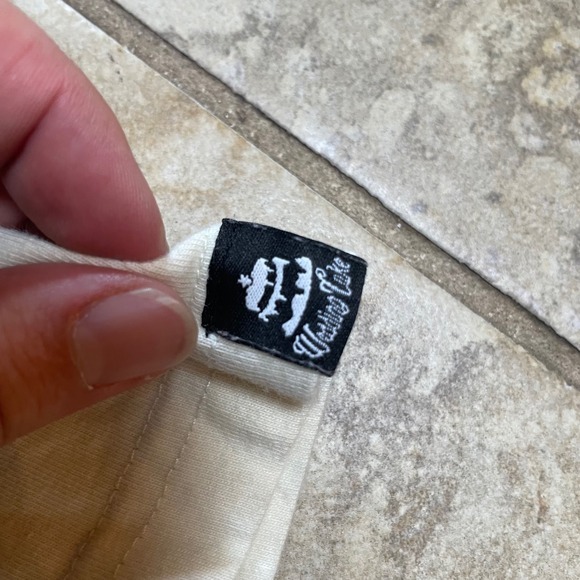 Wedding Cake Wake Bake Graphic T Shirt Short Sleeve Cream Size Small - Picture 5 of 8